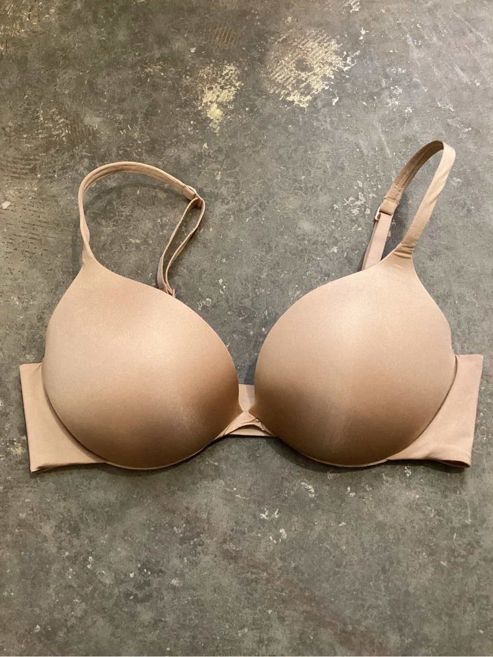 34C SKIMS Ultimate Teardrop Push Up Bra Nude Clay BA-PLG-9214 - Picture 2 of 9